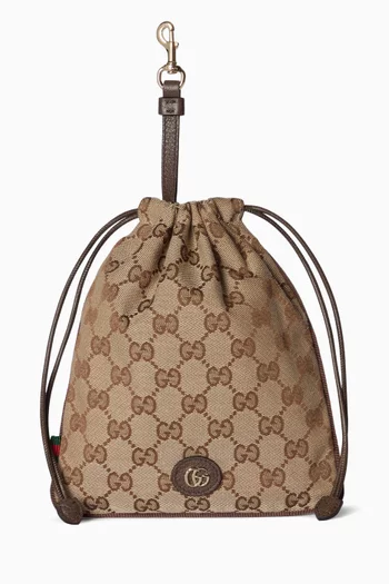 Minuet Mini Charm Pouch in GG canvas
