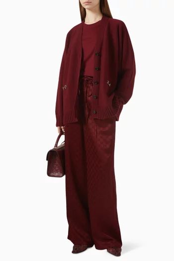 Oversized Cardigan in Wool Blend