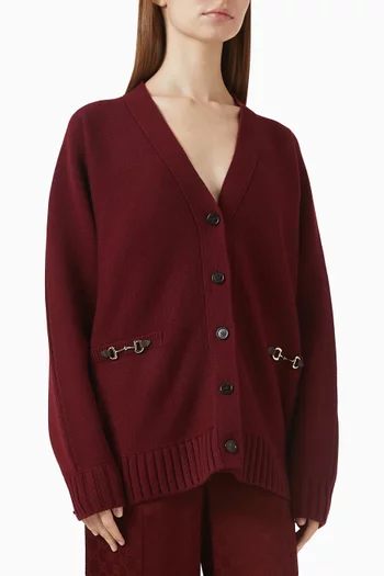 Oversized Cardigan in Wool Blend