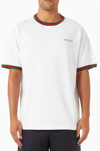 Logo T-shirt in Cotton-jersey