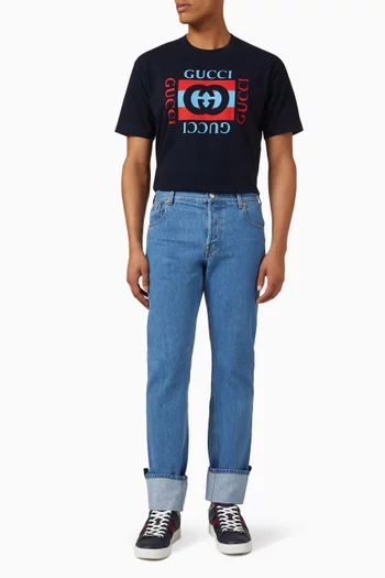 Logo T-shirt in Cotton Jersey