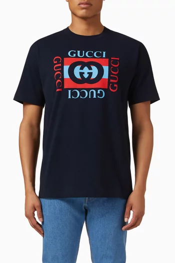 Logo T-shirt in Cotton Jersey