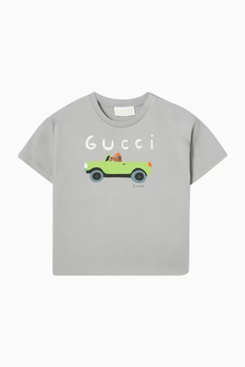 Graphic Logo T-shirt in Cotton