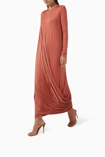 صندل روزا زي بكعب 100 مم جلد لامع