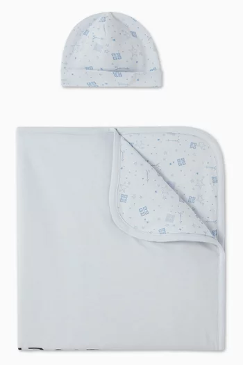 Logo Blanket & Hat Gift Set