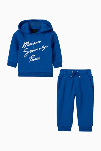 Logo Hoodie & Sweatpants Tracksuit Set