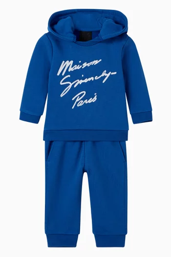 Logo Hoodie & Sweatpants Tracksuit Set