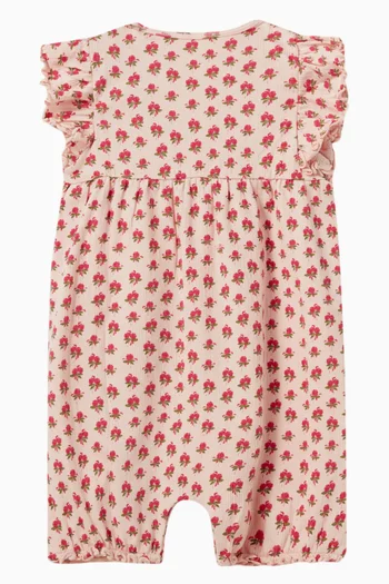 Chleo Frill Romper in Organic Cotton