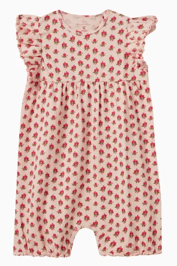 Chleo Frill Romper in Organic Cotton