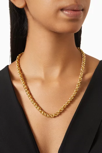 Rizzo Necklace 14kt Gold-plated Brass