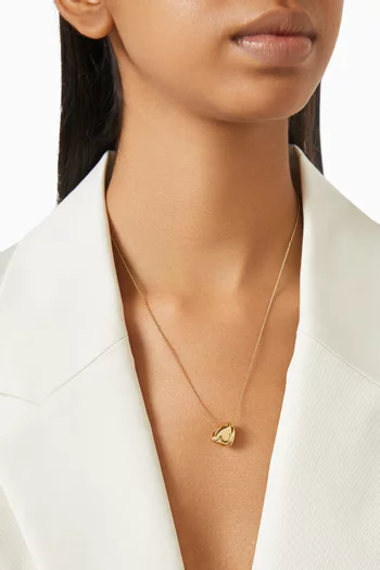 Rio Pendant Necklace in 14kt Gold-plated Brass