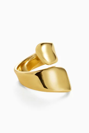 Solene Ring in 14kt Gold-plated Metal