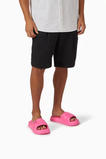 Splash Logo-embossed Slides in EVA