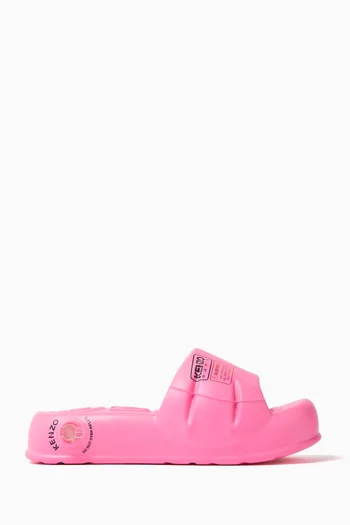 Splash Logo-embossed Slides in EVA