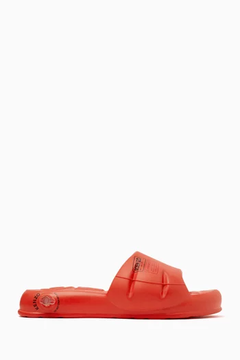 Splash Logo-embossed Slides in EVA
