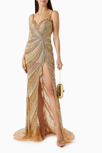 Bead-embellished Dress