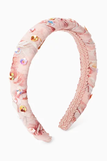 طوق رأس مزين بالترتر