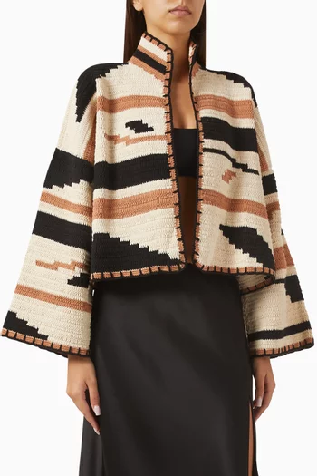 Kiona Jacket in Woven-knit