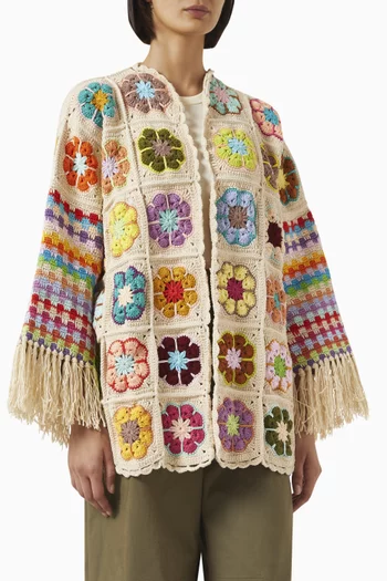 Imagine Jacket in Crochet-knit
