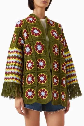 Imagine Jacket in Crochet-knit
