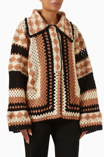 Talulah Jacket in Crochet