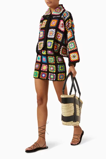Isabella Cropped Jacket in Crochet