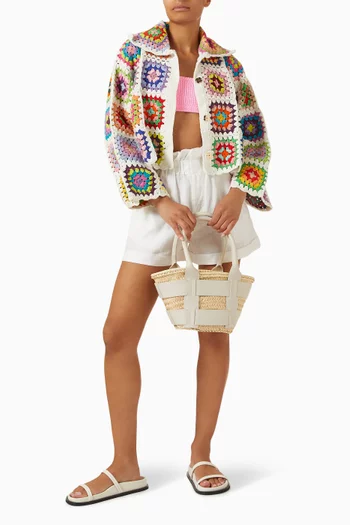 Isabella Cropped Jacket in Crochet
