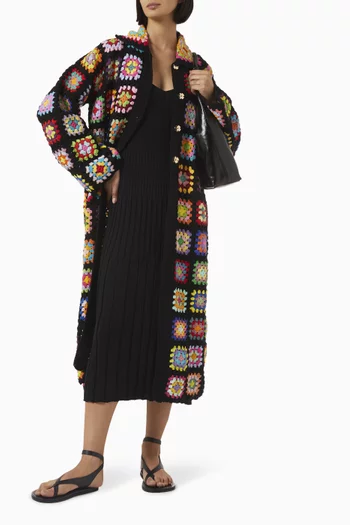 Isabella Long Jacket in Crochet
