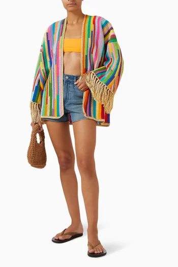 Jagger Striped Jacket in Knit