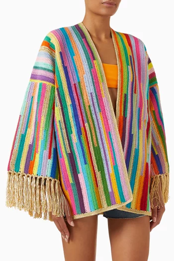 Jagger Striped Jacket in Knit
