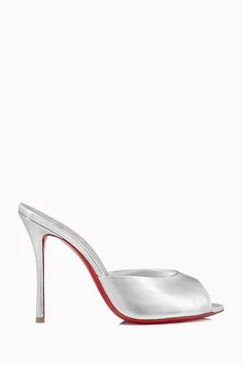 Me Dolly 100 Sandals in Laminated Nappa Leather