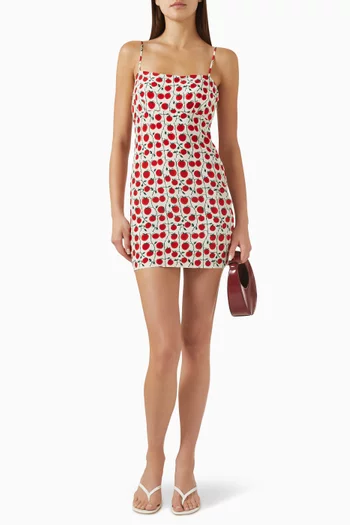 Remington Printed Mini Dress in Viscose