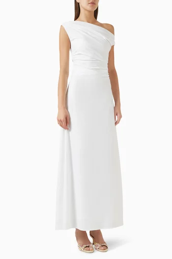 Phare Maxi Dress in Cotton Poplin
