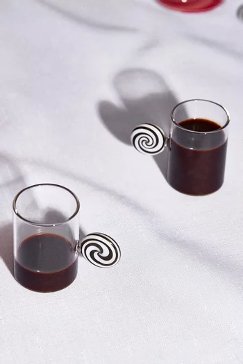 Swirl Espresso Cups, Set of 2