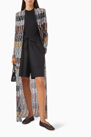 Snake Pattern Insert T-shirt