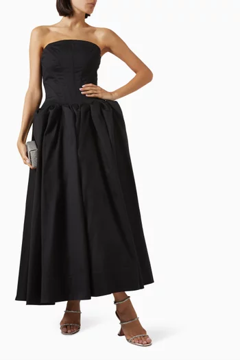 Kenny Corset Gown in Silk Wool