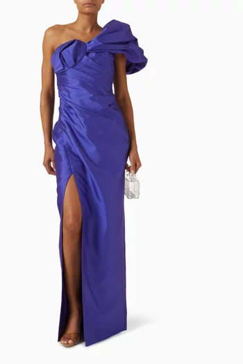 Marlo Gown in Silk Wool
