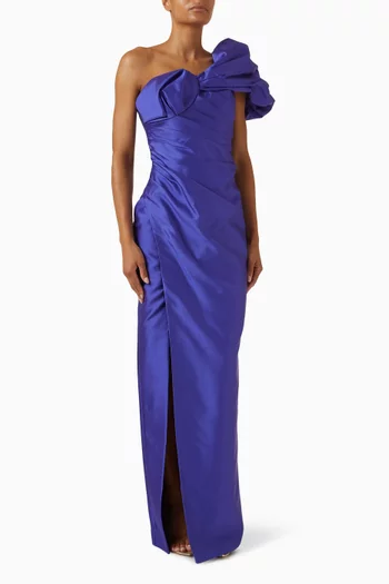 Marlo Gown in Silk Wool