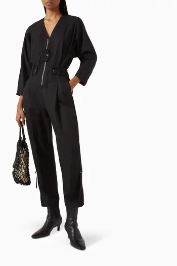Belted Utility Jumpsuit