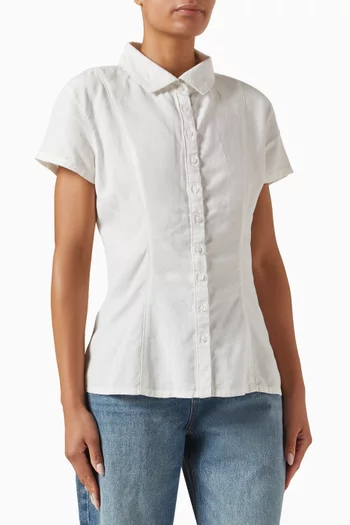 Rosie Top in Tencel & Linen