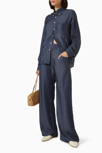 Eddie Bowed Pants in Tencel