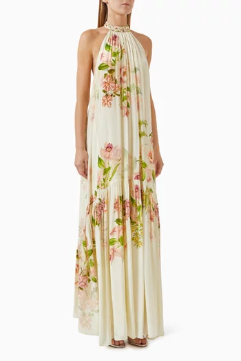 Aiva Open-back Dress