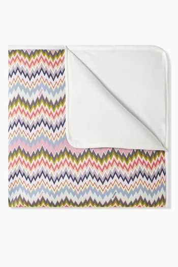 Zig Zag Blanket in Cotton