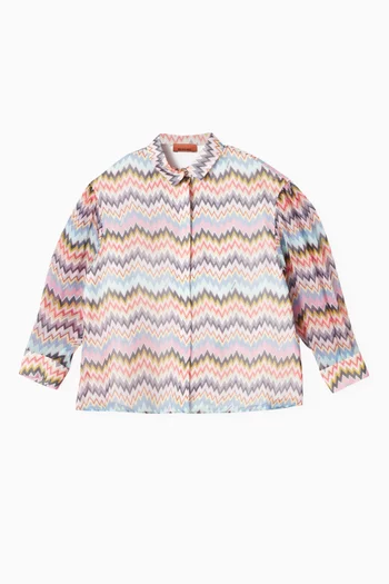 Zig Zag Print Shirt
