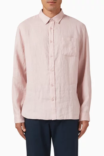 Long-sleeve Shirt in Linen