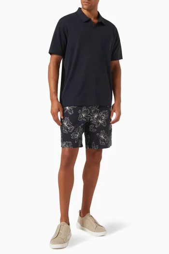 Johnny Polo T-shirt in Mesh-knit