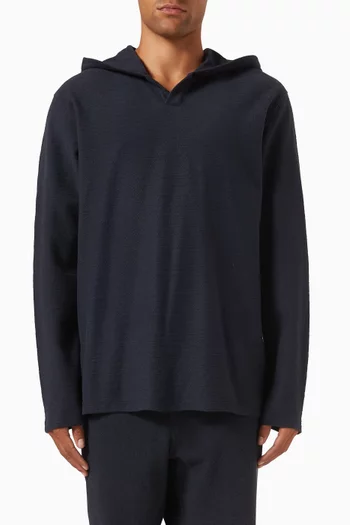 Slub Hoodie in Cotton-terry