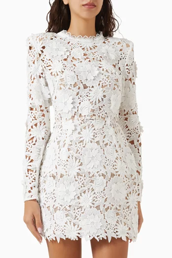 Maia Mini Dress in Lace