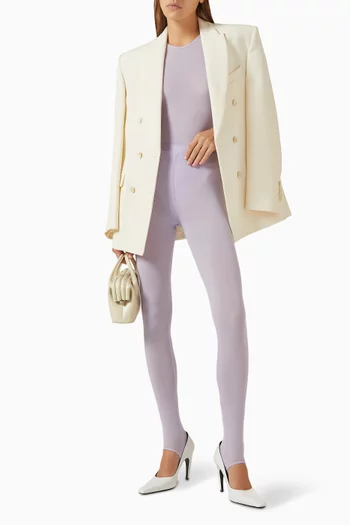 Sheer Stirrup Leggings