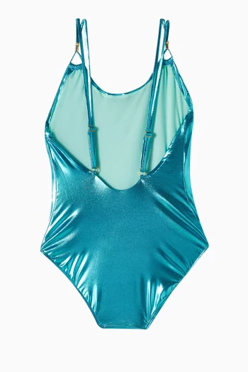 One-piece Swimsuit in Lurex